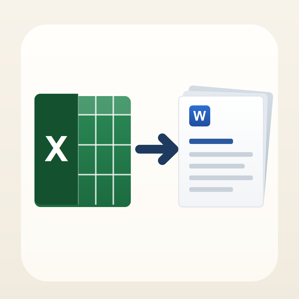 excelword 工具图标